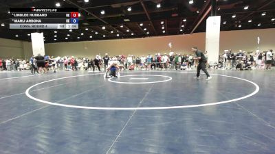 125 lbs Cons. Semis - Lindlee Hubbard, OK vs Marli Arbona, OK