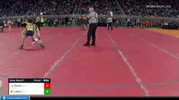 D2-103 lbs Cons. Round 1 - Jaden Davis, Goodrich vs Marcus Lowry, St Joseph