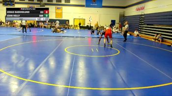 197 lbs Round 4 (6 Team) - Jonas Baekkelund, Clackamas Community College vs John Kelly, Hawkeye Community College