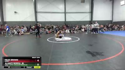 160 lbs Cons. Round 3 - Miles Brown, NWWC vs Alvince Roppul Jr., White Center Warriors Wrestling Club