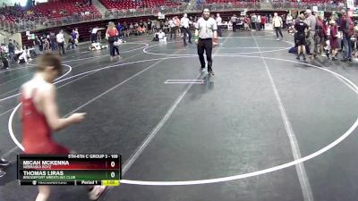 100 lbs Cons. Round 4 - Micah McKenna, Nebraska Boyz vs Thomas Liras, Bridgeport Wrestling Club