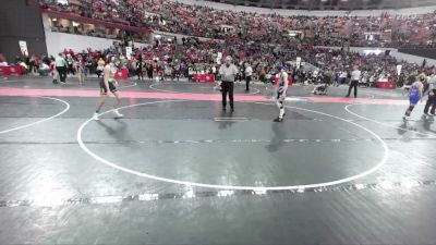 120 lbs Quarterfinal - Emmett Beach, Wild Rose vs Logan Gamroth, Melrose-Mindoro
