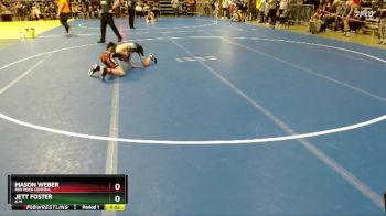84 lbs Semifinal - Jett Foster, K-M vs Mason Weber, Red Rock Central