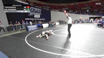 4A Boys 120 lbs Cons. Round 1 - Ryan Douglas, Henley Boys vs Cael Stevenson, Sweet Home Boys