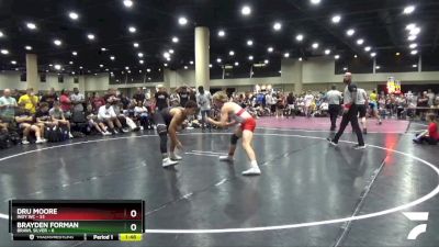 150 lbs 2nd Wrestleback (32 Team) - Dru Moore, Indy WC vs Brayden Forman, BRAWL Silver