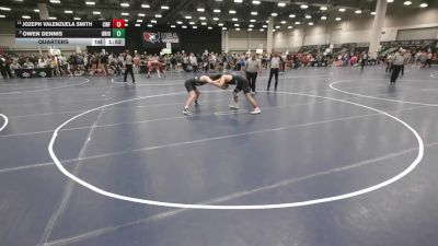 165 lbs Quarters - Owen Dennis, Ohio vs Jozeph Valenzuela Smith, Cyclones Wrestling & Fitness