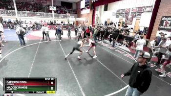 160 lbs Cons. Round 3 - Cameron Vogl, Moscow vs Maddex Ramos, Moses Lake