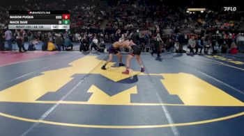 4A 106 lbs Cons. Round 1 - Mack Bair, Snake River vs Mason Fuqua, Gooding