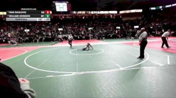 55 lbs Semifinal - William Johnson, MP1 vs Ivan Baulovic, HEW1
