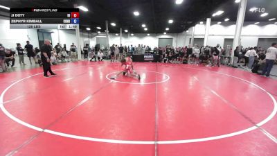 126 lbs JJ Doty, Indiana vs Zephyr Kimball, Connecticut