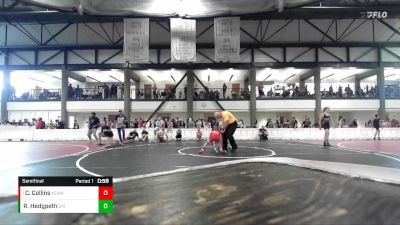 77-84 lbs Semifinal - Connor Collins, Backyard Brawlers - Midwest vs Ryken Hedgpeth, Palmyra Youth Wrestling Club