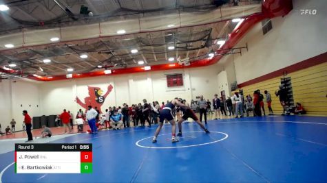 174-191 lbs Round 3 - Ethan Bartkowiak, Attica vs Jaxon Powell, Bedford North Lawrence