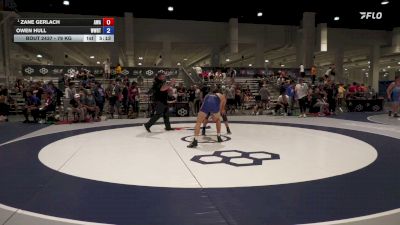 79 kg Cons. Rd Of 32 - Zane Gerlach, Avalanche Wrestling Association vs Owen Hull, Wyoming Wrestling Reg Training Ctr