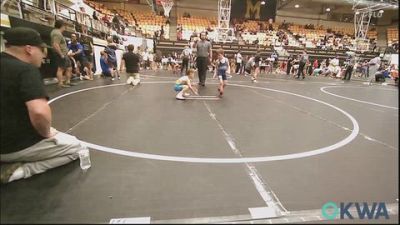 52-55 lbs Consolation - Silas Boyd, Harrah Little League Wrestling vs Carter Trammel, Moodys Wrestling Club