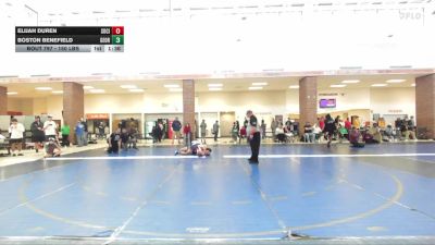 150 lbs Semifinal - Elijah Duren, Social Circle USA Takedown vs Boston Benefield, Georgia