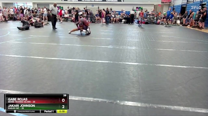 215 lbs Round 1 (6 Team) - Gabe Rojas, Beebe Trained Silver vs Jakari ...