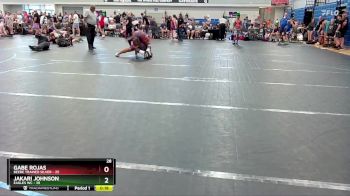 215 lbs Round 1 (6 Team) - Gabe Rojas, Beebe Trained Silver vs Jakari Johnson, Eagles WC