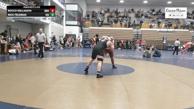 285 lbs Quarterfinal - Rocco Dellagata, Unrostered- Spartan Combat RTC vs Nick Feldman, Ohio State