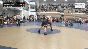 285 lbs Quarterfinal - Rocco Dellagata, Unrostered- Spartan Combat RTC vs Nick Feldman, Ohio State