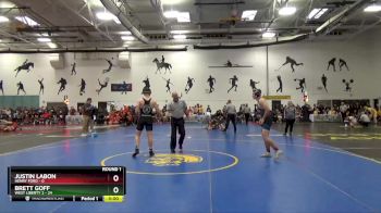 165 lbs Round 1 (10 Team) - Justin Labon, Henry Ford vs Brett Goff, West Liberty 2