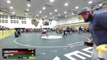 182 lbs Cons. Round 3 - Diego Mier, Perris vs John Gonzalez, La Quinta