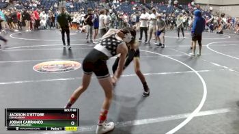 108 lbs 1st Place Match - Josiah Carranco, Carolina Reapers vs Jackson D`Ettore, C2X Academy