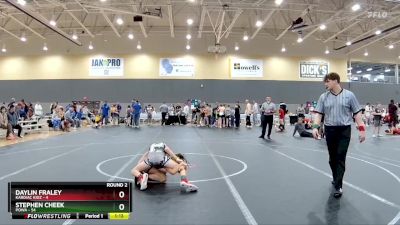 92 lbs Round 2 (6 Team) - Stephen Cheek, POWA vs Daylin Fraley, Kardiac Kidz