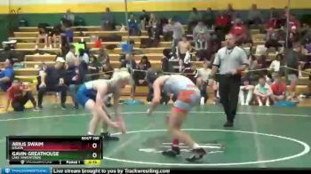 126 lbs Cons. Round 3 - Arius Swaim, GALION vs Gavin Greathouse, Lake (Uniontown)