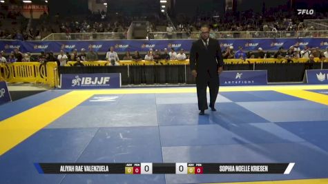Aliyah Rae Valenzuela vs Sophia Noelle Kriesen 2026 Pan Kids Jiu-Jitsu IBJJF Championship
