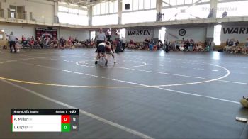 100 lbs Round 3 (6 Team) - Isabel Kaplan, Indiana INFERNO GOLD vs Ava Miller, Ohio Red
