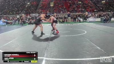 4A 220 lbs Cons. Round 1 - Hayden Howell, Hillcrest vs Sam Atkin, Jerome
