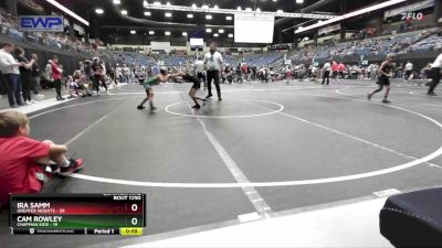 76 lbs Quarterfinal - Cam Rowley, Chapman Kids vs Ira Samm, Greater Heights