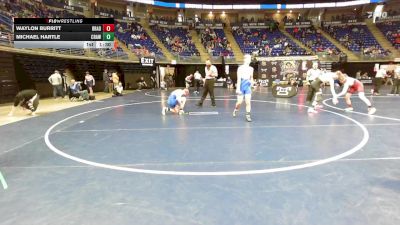 135 lbs Consy 1 - Waylon Burritt, Bradford vs Michael Hartle, Crawford Central