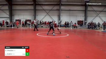 184 lbs Prelims - David Sheldon, Rhode Island College vs Johnny Andre, Springfield Tech