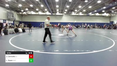 157 lbs Consi Of 8 #2 - Jacob Caricato, Castleton vs Luke Swan, Wisconsin-Whitewater