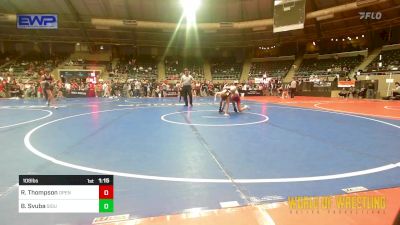 108 lbs Round Of 64 - Rocky Thompson, Open Mats vs Beckett Svuba, Siouxland Wrestling Academy