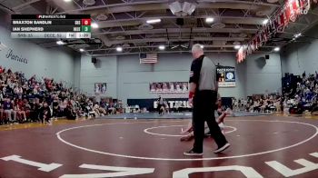 144 lbs Semis & 1st Wb (8 Team) - Ian Shepherd, Desoto Central vs Braxton Sandlin, Saltillo High School