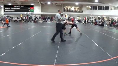 125 lbs Cons. Round 3 - Brady Byrd, Indiana Tech vs Austin Zimmerman, Edinboro