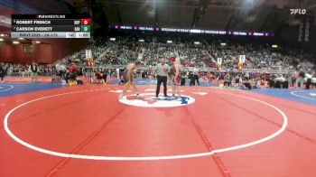 2A-175 lbs Cons. Round 2 - Carson Everett, Saratoga vs Robert French, Big Piney