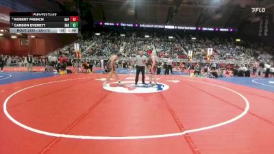 2A-175 lbs Cons. Round 2 - Carson Everett, Saratoga vs Robert French, Big Piney