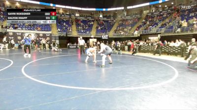 172 lbs Consy 4 - Gavin Roessner, Coudersport vs Dalton Knapp, Titusville