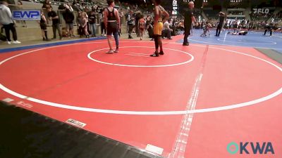 110 lbs Final - Easton McGilbert, Midwest City Bombers Youth Wrestling Club vs Bryce Rodgers, Raw Wrestling Club