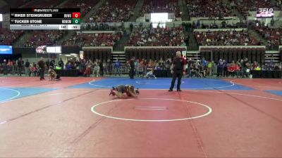 77 lbs Cons. Round 2 - Tucker Stone, Big Game Wrestling Club MT vs Riker Steingruber, Headwaters Wrestling Academy