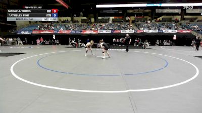 103 lbs Champ. Round 2 - Aynsley Fink, Ottawa vs Makayla Young, Indiana Tech