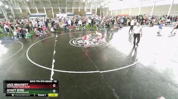 85 lbs Quarterfinal - Wyatt Byrd, Wyoming Underground vs Jace Brackett, Team Grand Valley Elite