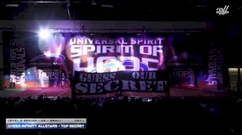 Cheer Infinity Allstars - Top Secret [2026 L3 Senior - D2 - Small Day 1] 2026 Spirit of Hope Grand Nationals