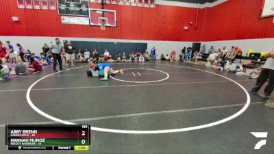 185 lbs Round 5 (6 Team) - Abby Brenn, Kansas Gold vs Hannah Munoz, Reece`s Warriors