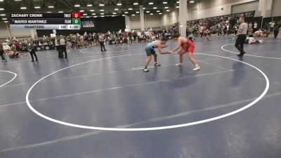 190 lbs Quarters - Mateo Martinez, Florida vs Zachary Cronk, Tiger Wrestling Club - TPW4