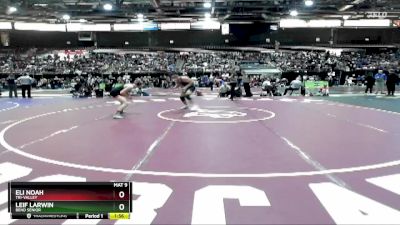 165 lbs Semifinal - Eli Noah, Tri-Valley vs Leif Larwin, Bend Senior