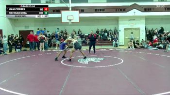 144 lbs Semifinal - Nicholas Meza, Cesar Chavez High School vs Kiano Torres, Morenci High School
